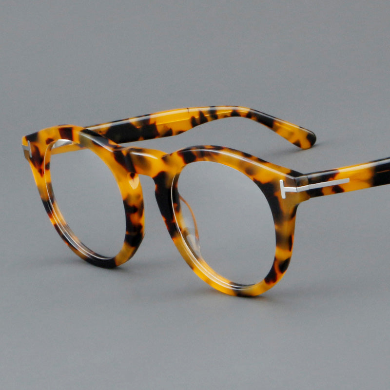 Oval Acetate Full Rim Prescription Glasses Spectacles Frames A1146