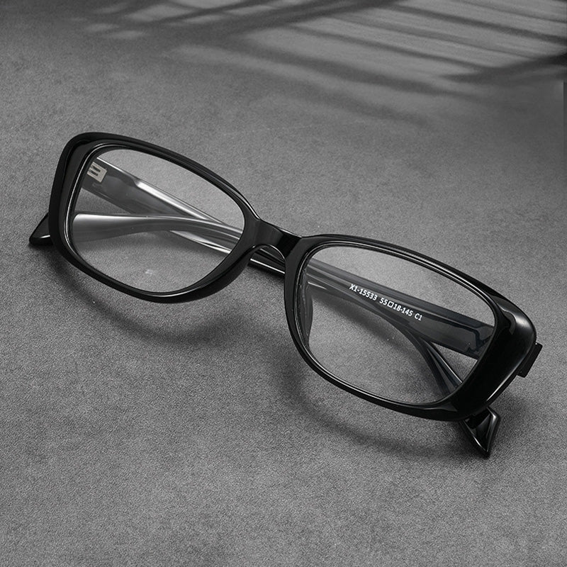 Retro Cat Eye Acetate Full Rim Prescription Eyeglasses Spectacles Frames X1-15533