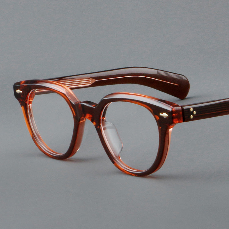 Oval Acetate Full Rim Prescription Glasses Spectacles Frames JMM48RX