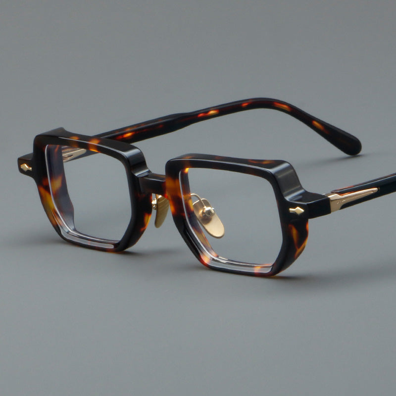 Rectangle Acetate Full Rim Prescription Glasses Spectacles Frames 5803