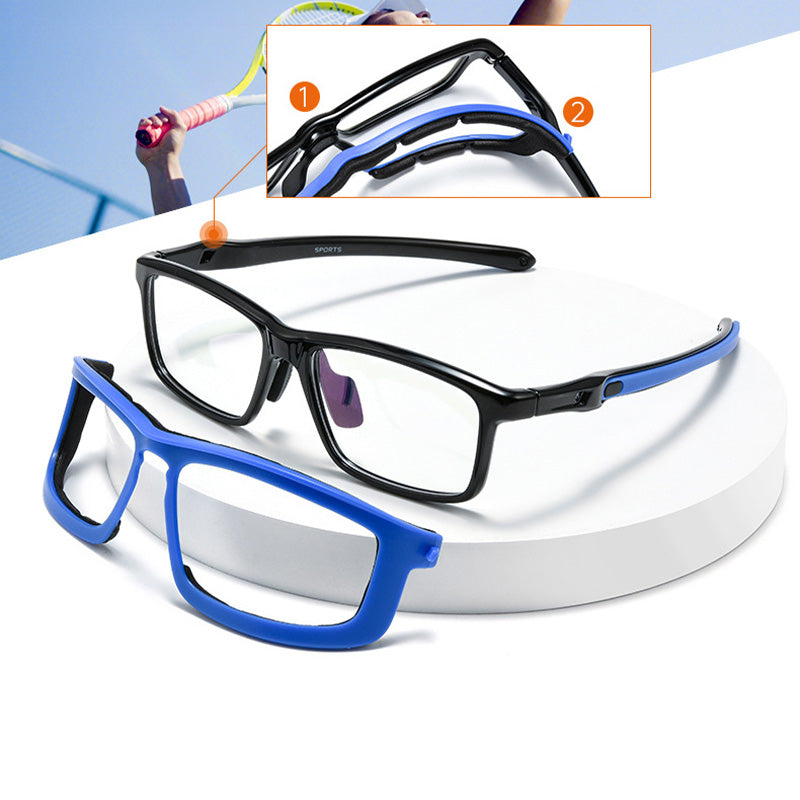 TR Full-Frame Prescription Sport Glasses, With Removable Cushioning and Eyeglass Strap HG031