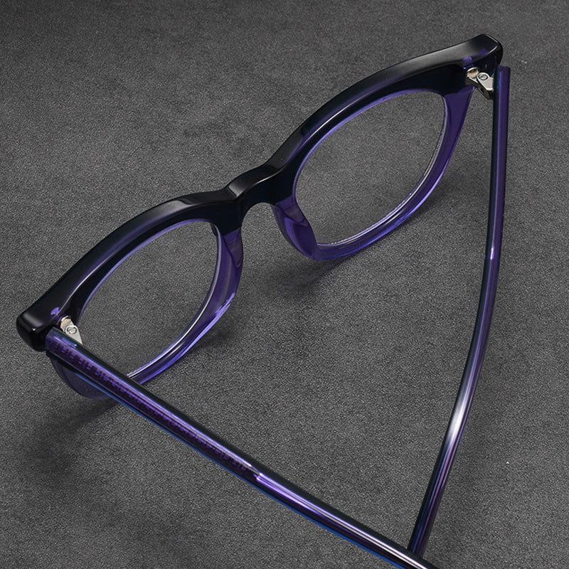 Cat Eye Acetate Full Rim Prescription Glasses Spectacles Frames JQ1041