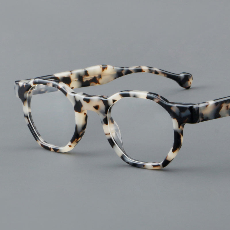 Geometric Acetate Full Rim Prescription Glasses Spectacles Frames XB2114