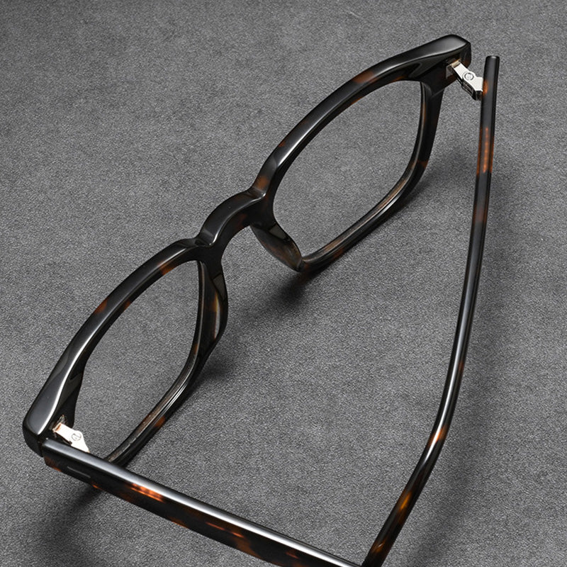 Acetate Full Rim Rectangle Prescription Glasses Spectacles Frames JQ1006