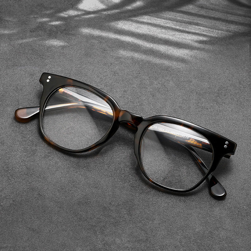 Browline Acetate Full Rim Prescription Glasses Spectacles Frames JQ1004