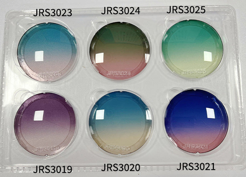 Single Vision Aspheric Tinted Lenses|Color Gradient: JRS3025|1.67 Index
