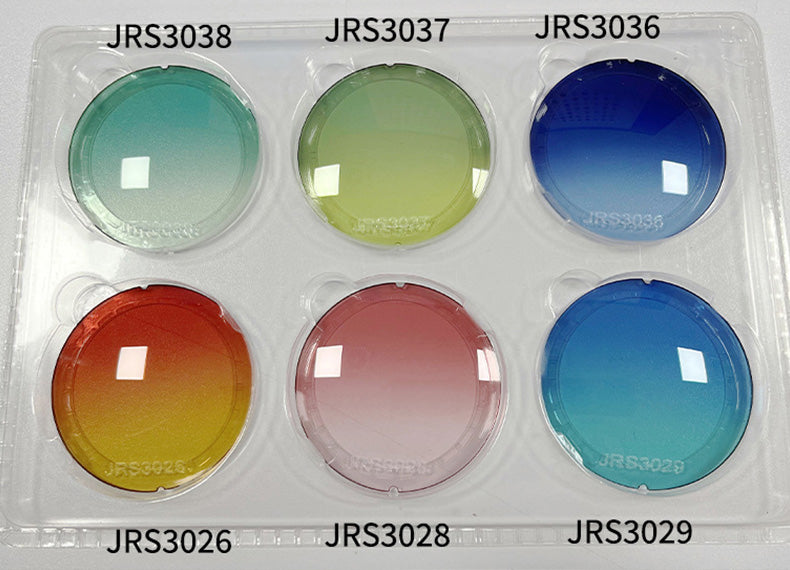 Single Vision Aspheric Tinted Lenses|Color Gradient: JRS3038|1.67 Index