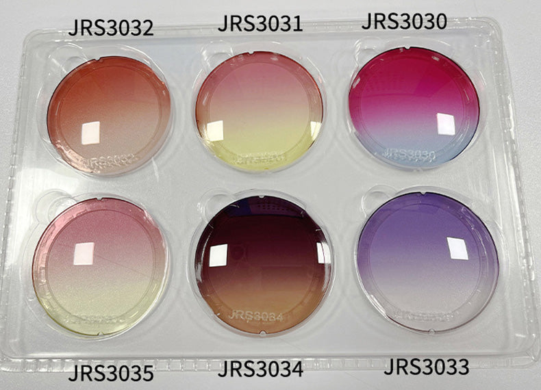 Single Vision Aspheric Tinted Lenses|Color Gradient: JRS3035|1.67 Index