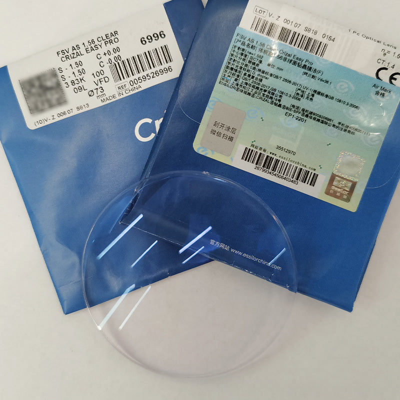 Essilor® Single Vision Aspherical Lens 1.736 index Crizal® Easy Pro Coating