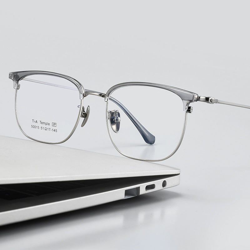 Classic Square Browline Optical Frame 50015M
