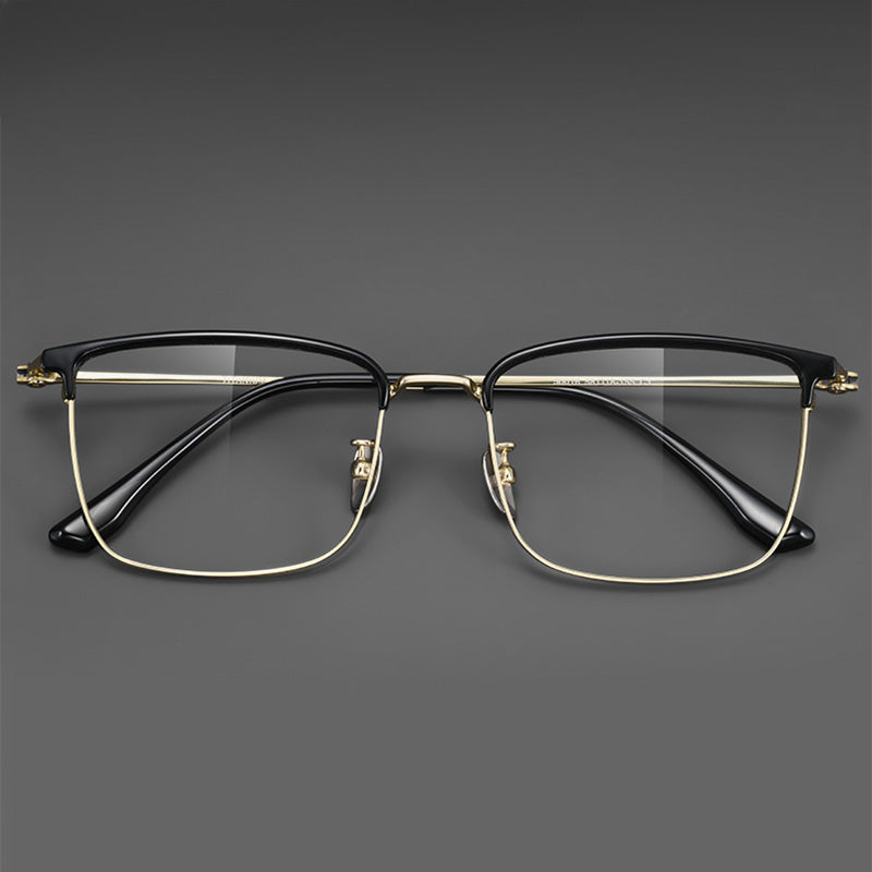 Large Frame Square Browline Optical Glasses Frame 50016M