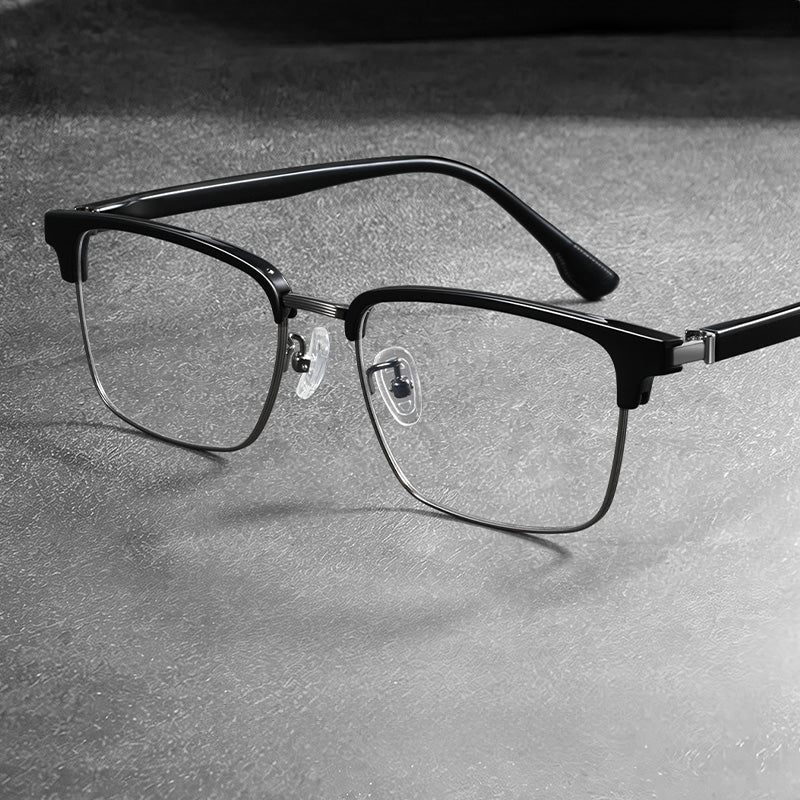 Large Frame Square Browline Optical Glasses Frame 6618DD