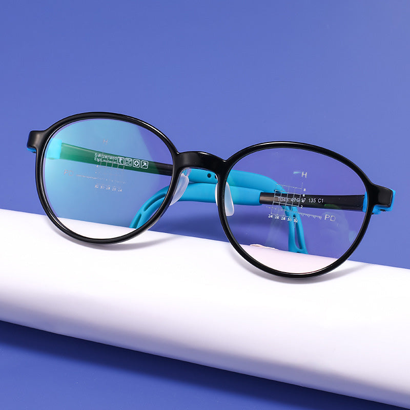 Oval Children's TR Full Rim Prescription Glasses Spectacles Frames T043ET