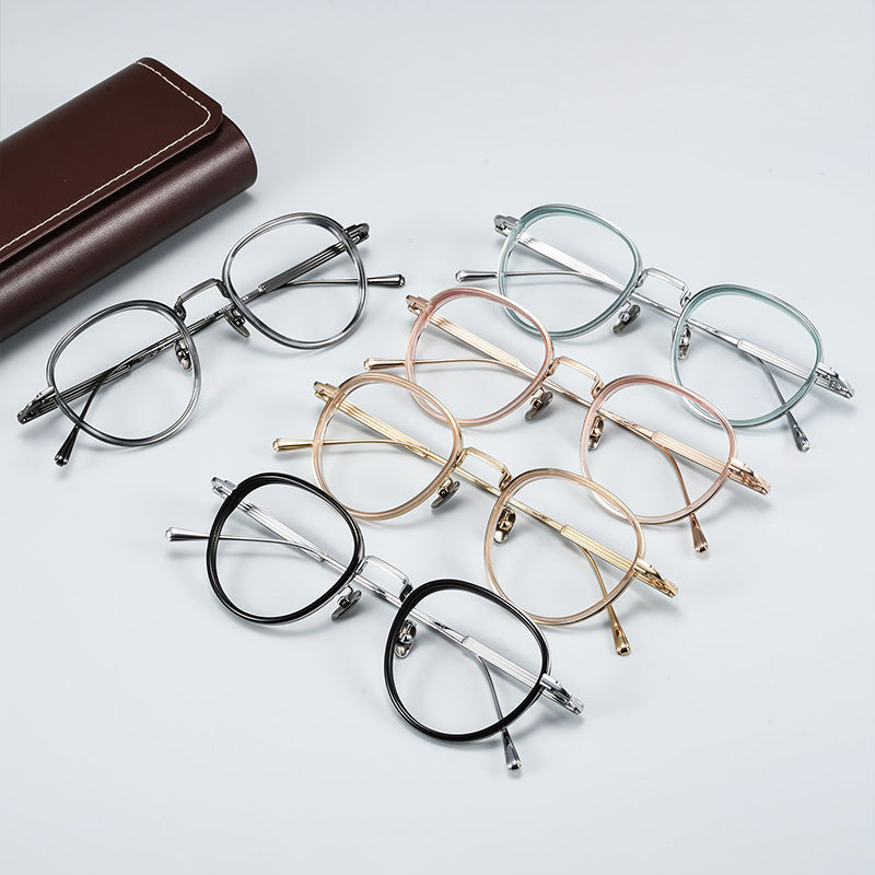 Retro Windsor Rim Composite Eyeglasses 7302HS