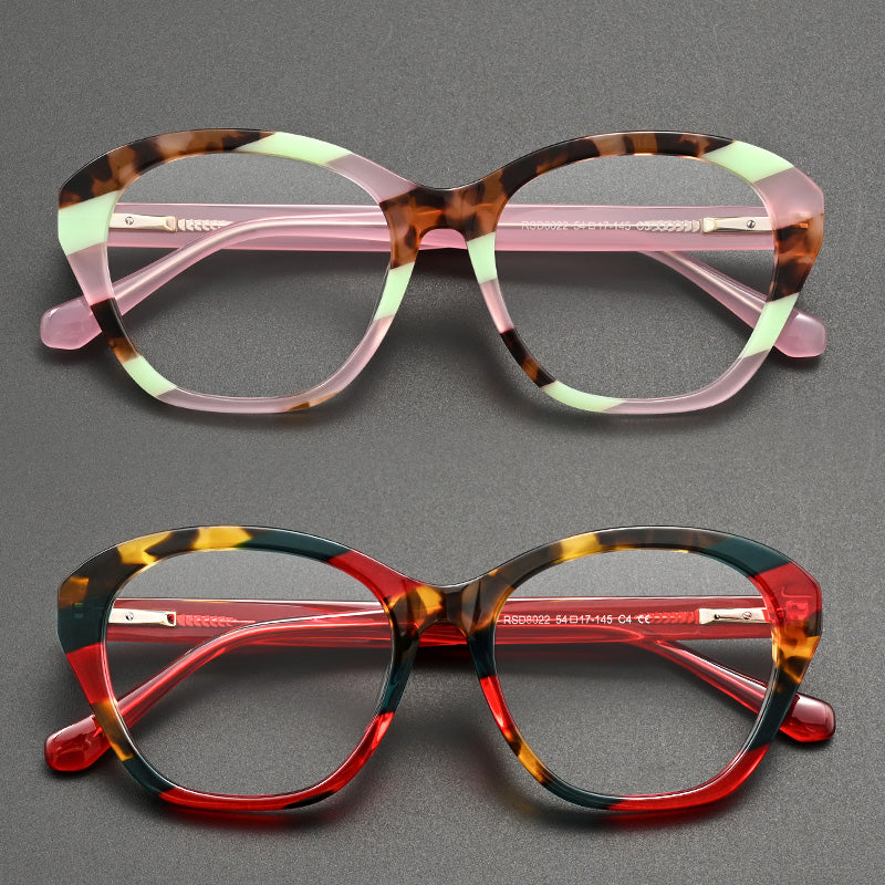 Pop Art Style Wellington Acetate Spectacles Frames 8022