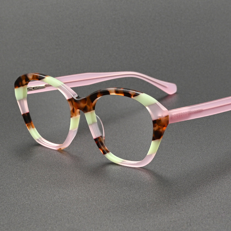 Pop Art Style Wellington Acetate Spectacles Frames 8022