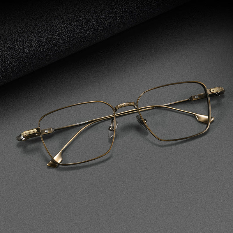Oversized Vintage Engraved Gothic Optical Frame 81090