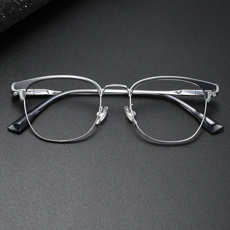 Classic Panto Browline Optical Frame 8702GT