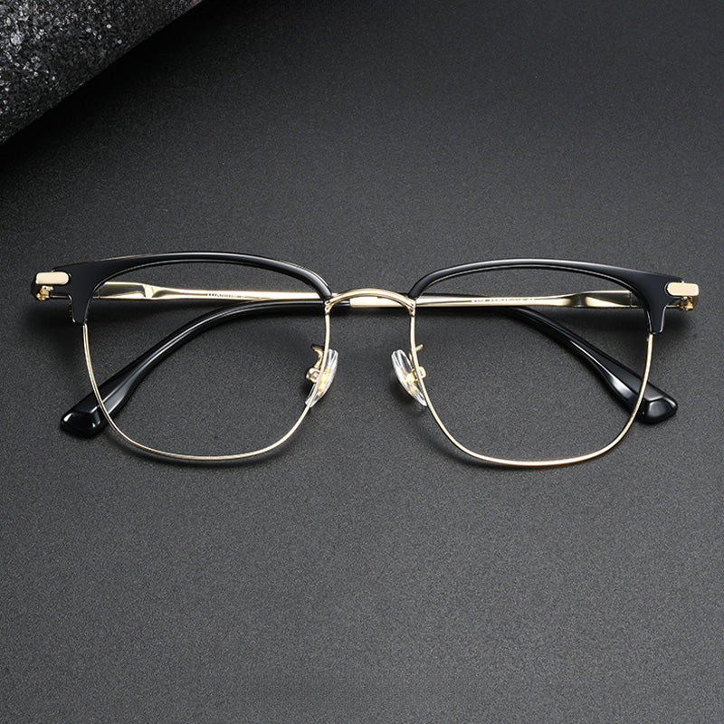 Classic Panto Browline Optical Frame 8706GT