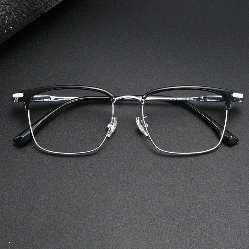Classic Wellington Browline Optical Frame 8707GT