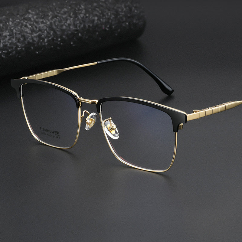 Classic Rectangular Browline Optical Frame 8709GT