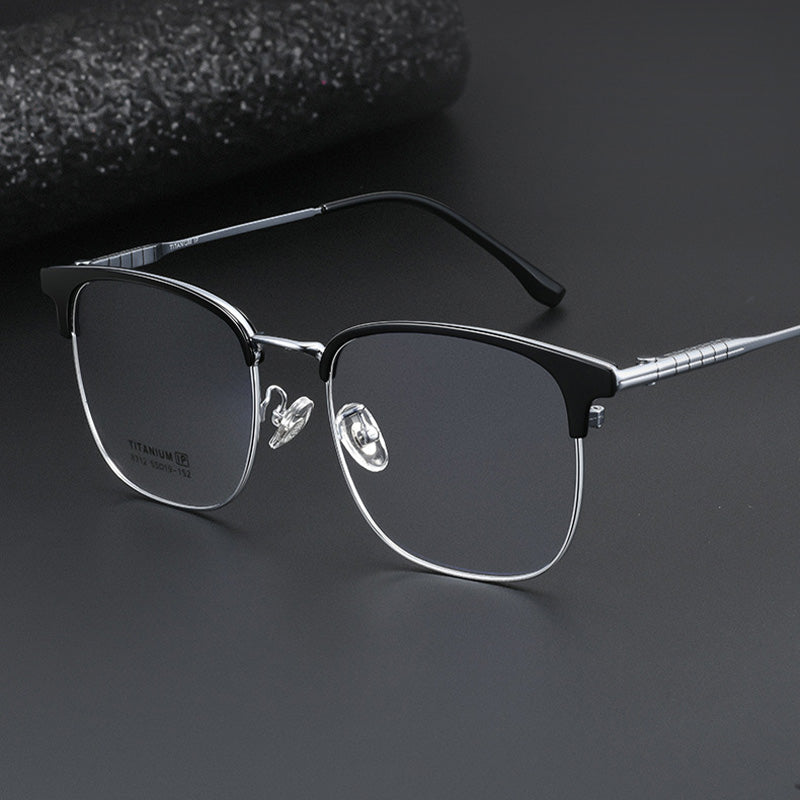 Classic Squoval Browline Optical Frame 8712GT