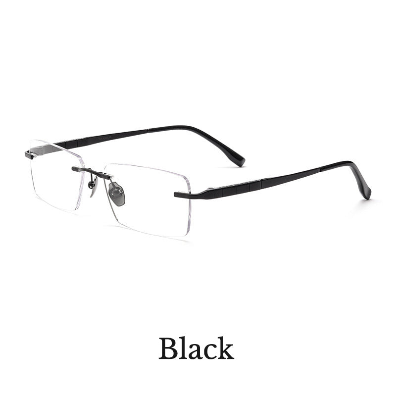 Men Rimless Eyeglasses F91092T