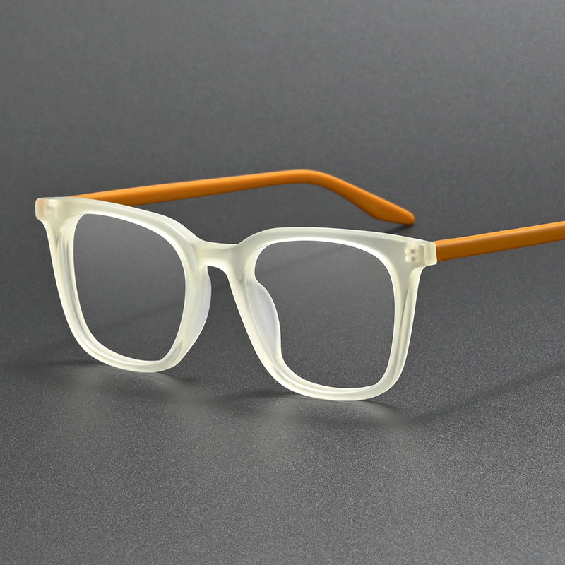 Matte Frosted Acetate Wellington Glasses Frames 9020