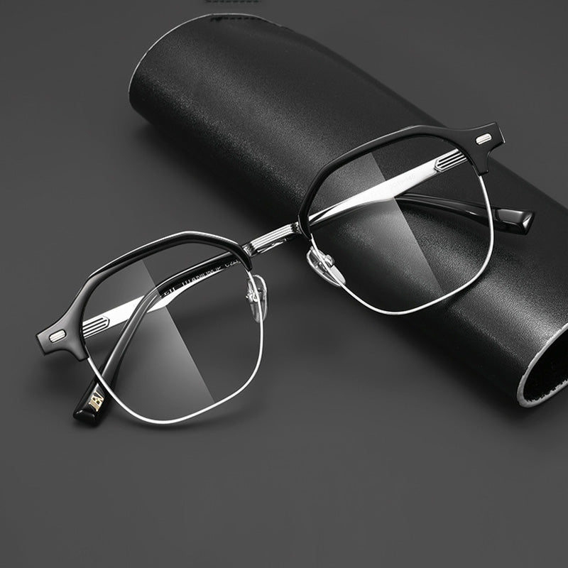 Geometric Eyebrow Line Acetate Full Rim Prescription Glasses Spectacles Frames BV7205V