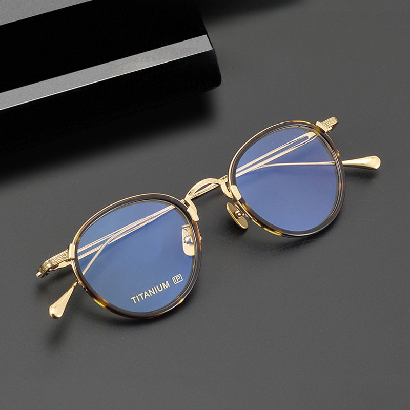 Vintage Luxury Panto Optical Frames E-046S