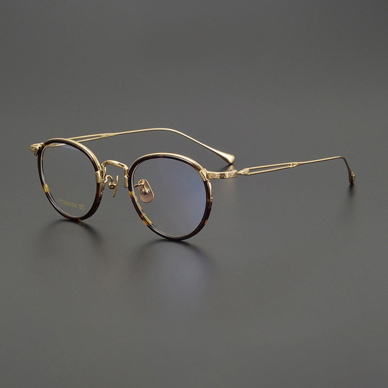 Vintage Luxury Panto Optical Frames E-046S