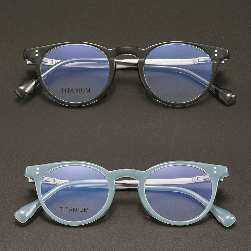 Boston Acetate Full Rim Prescription Glasses Spectacles Frames F593