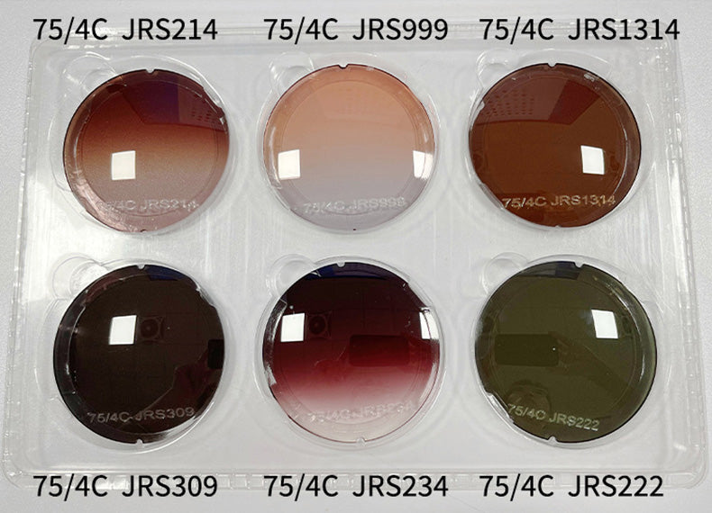 Single Vision Aspheric Tinted Lenses|Color code: JRS1314|1.67 Index