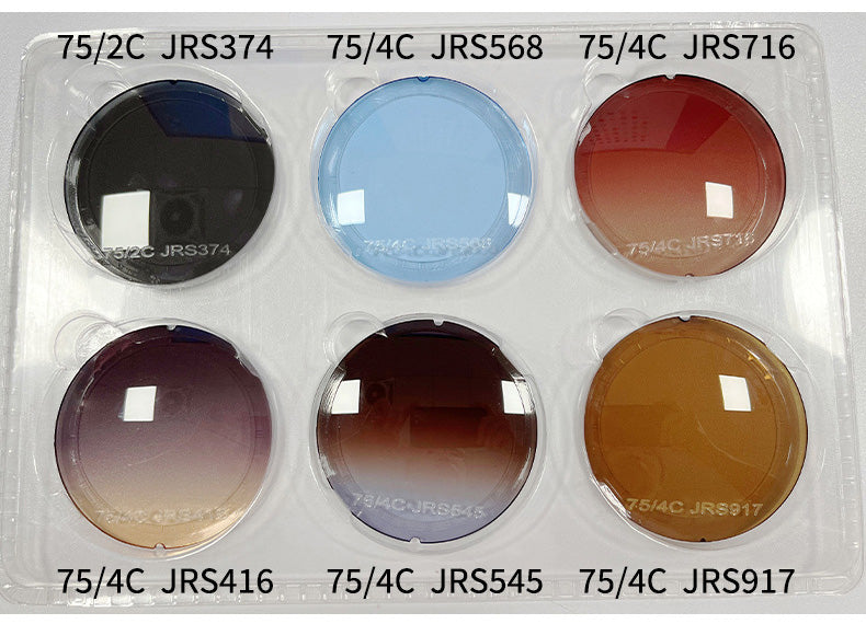 Single Vision Aspheric Tinted Lenses|Color code: JRS568|1.67 Index