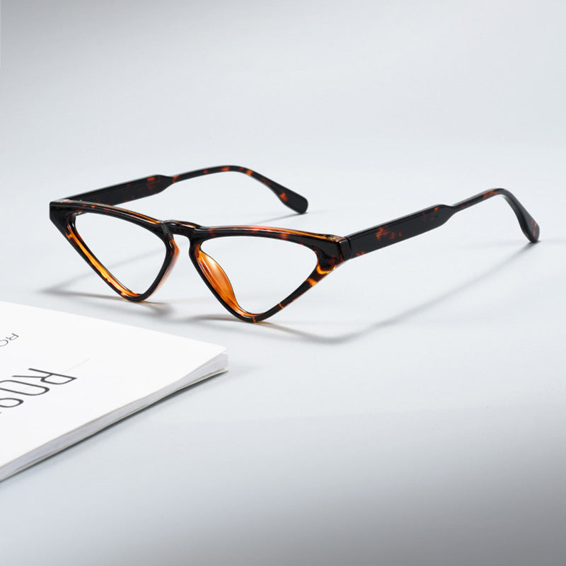 Sharp Angle Triangular Cat-Eye Acetate Eyewear JTB1826E