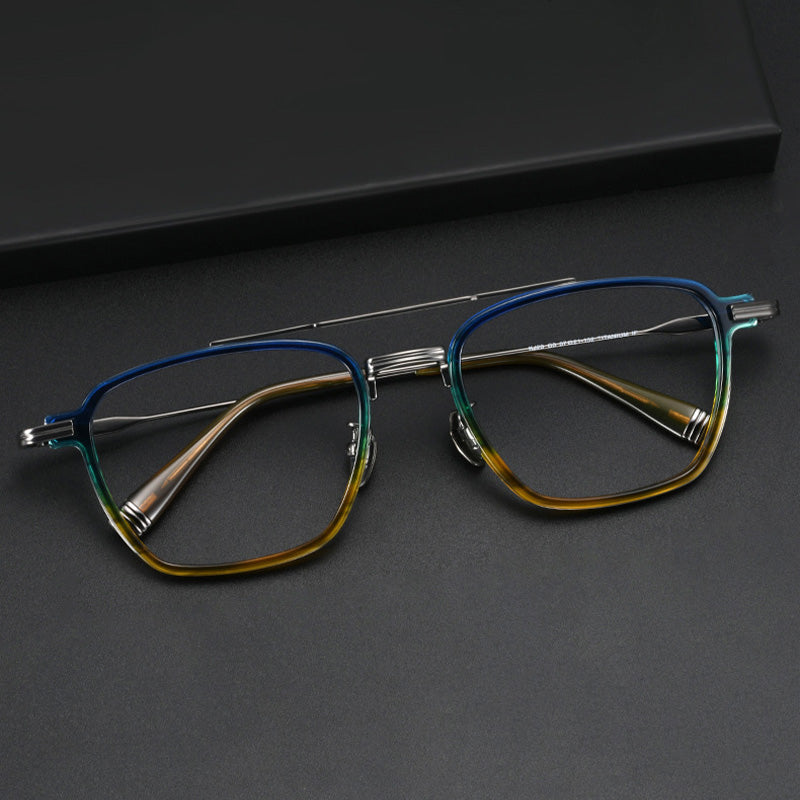 Pilot Acetate Titanium Oversized Prescription Frames KJ23T