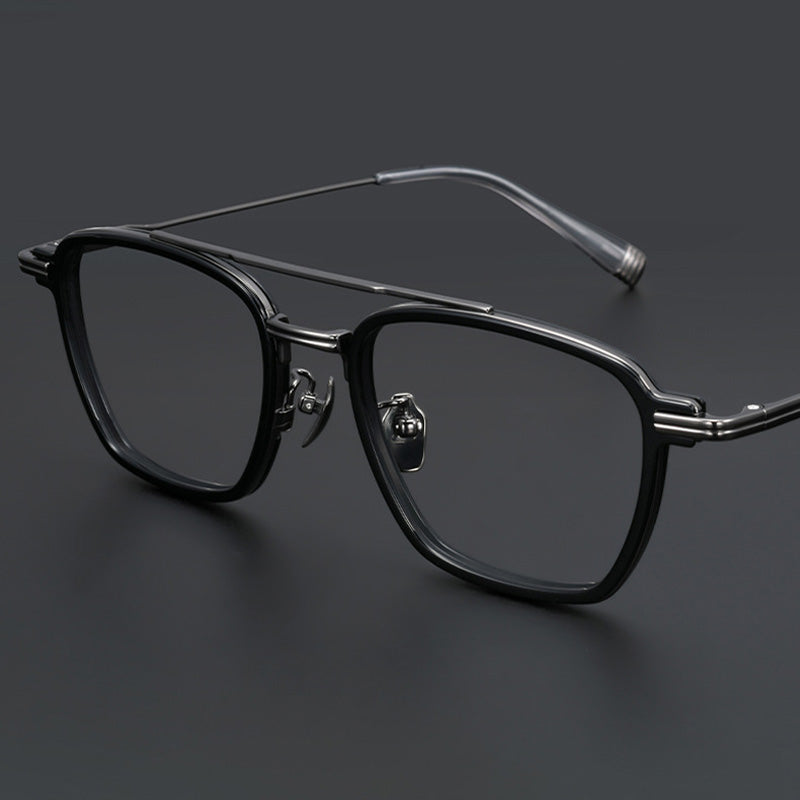 Pilot Acetate Titanium Oversized Prescription Frames KJ23T