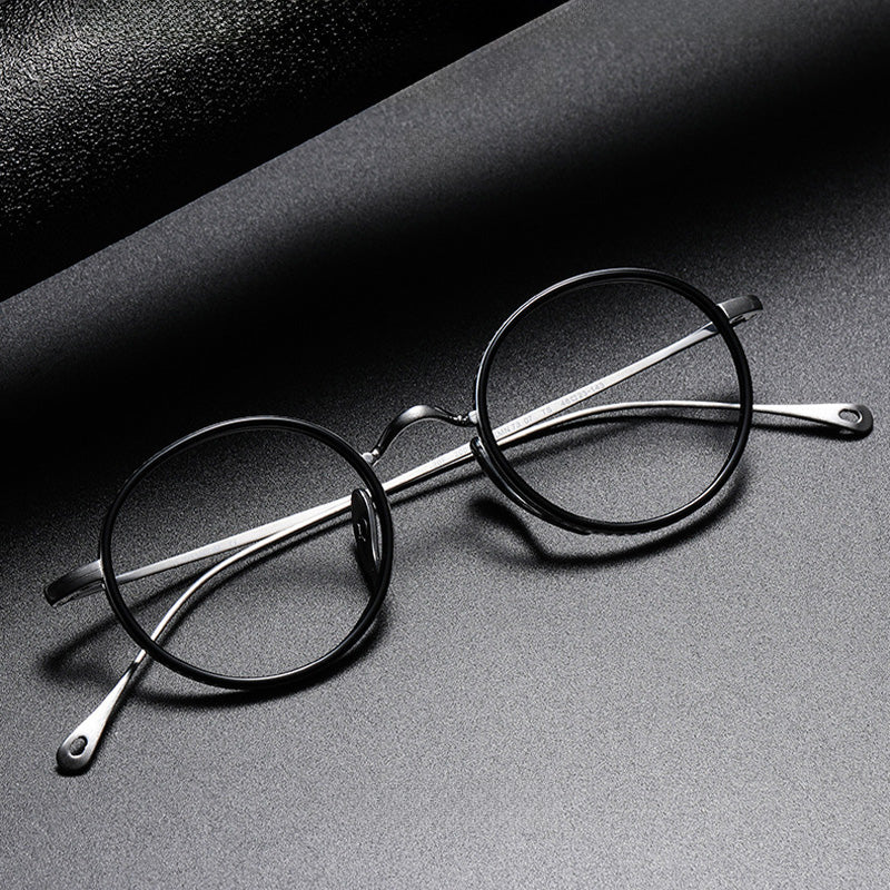 Retro Windsor Rim Composite Eyeglasses KMN7307