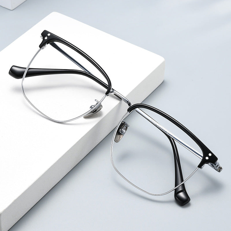 Classic Squoval Browline Optical Frame 50027M