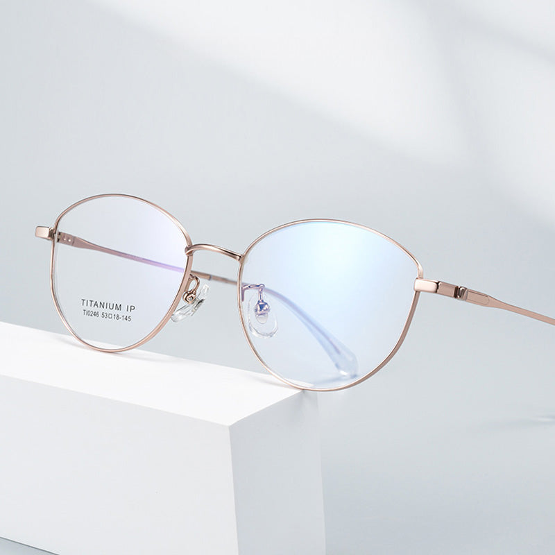 Women's Korean Soft Cat Eye Glasses TI0246L