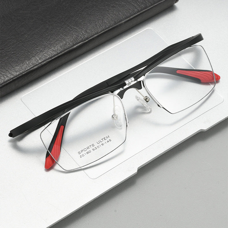 Ultem Flip Up Half Rim Optical Glasses Frames Z180C
