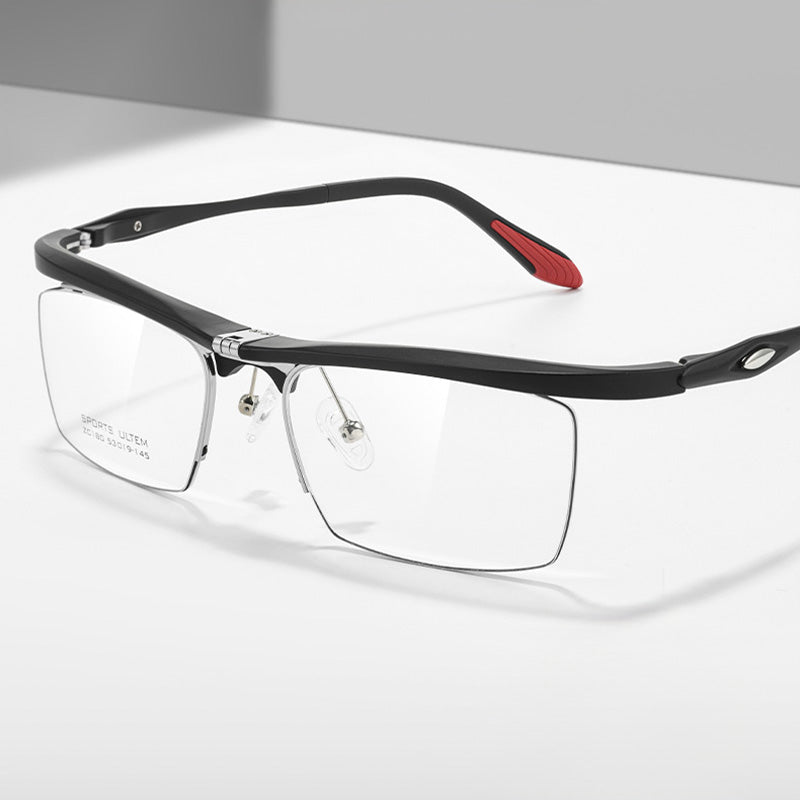 Ultem Flip Up Half Rim Optical Glasses Frames Z180C