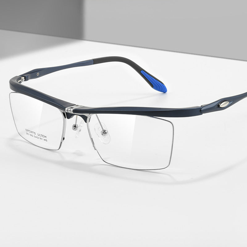 Ultem Flip Up Half Rim Optical Glasses Frames Z185C