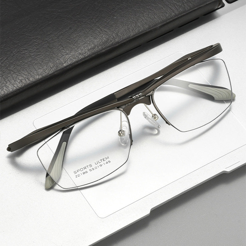 Ultem Flip Up Half Rim Optical Glasses Frames Z186C