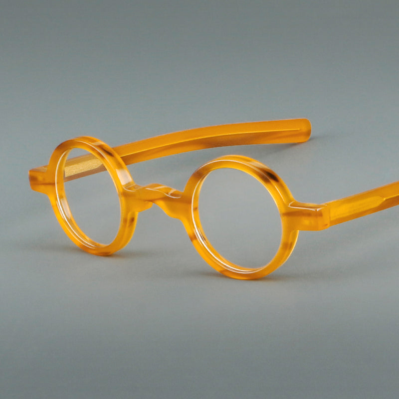 Round Acetate Full Rim Prescription Glasses Spectacles Frames PES-18A