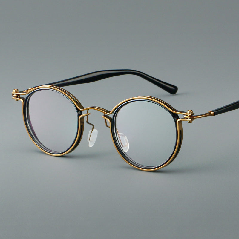 Oval TR Metal Glasses Prescription Eyewear Frames 2203