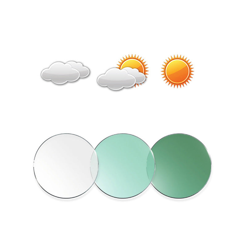 Single Vision Photochromic Lenses Green